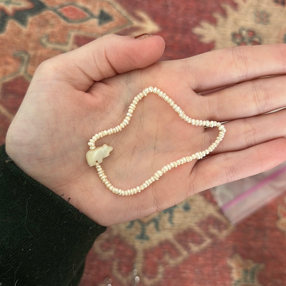 Delicate freshwater pearl bracelet